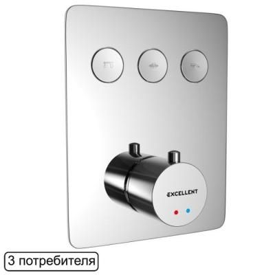 Смеситель термостатический для ванны и душа Excellent Krotos AREX.8046CR хром