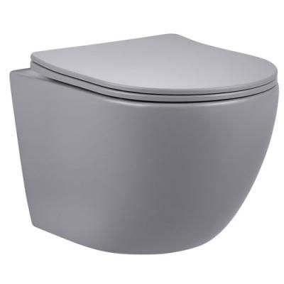 Унитаз Vincea Globo VT1-14SMG (подвесной) серый матовый