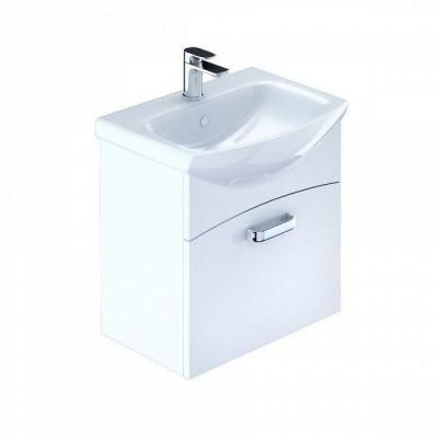 Тумба с раковиной Milardo Niagara 50 подвесная белая (NIKVA5ZI0WBR0MFT95QWK)