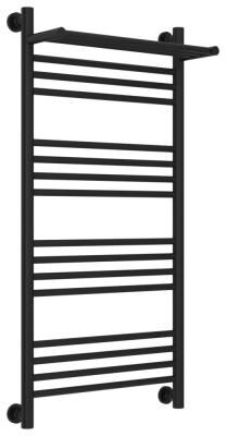 Полотенцесушитель водяной Сунержа Богема+ с 1 полкой 31-0223-1050 1000x500 черный матовый