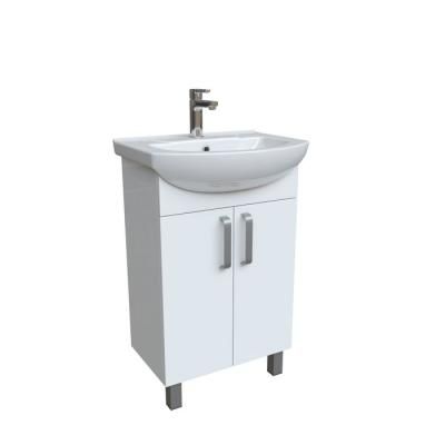 Тумба с раковиной IDDIS Optima Home OPUBH5PU5WDSFiOR95WCK 55 белый