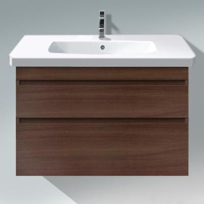 Тумба с раковиной Duravit DuraStyle 100 темный каштан 2 ящика