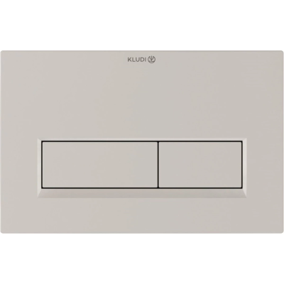 Кнопка смыва Kludi Unifix 32PP01O2 для инсталляции, светло-серый матовый