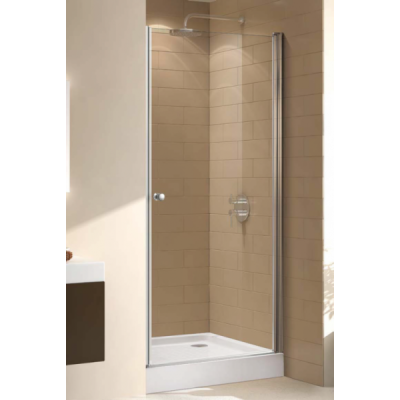 Душевая дверь в нишу Cezares Eco ECO-O-B-1-60-P-Cr рифленое стекло