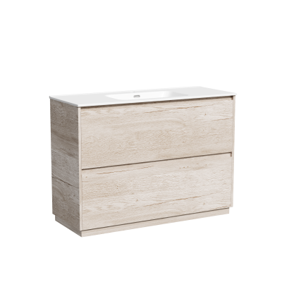 Тумба под раковину SANCOS Libra Floor напольная, 1190х450х840, c двумя ящиками оснащенными доводчиками, дуб галифакс натуральный,  LB120F-1EG