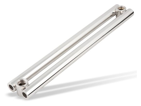 Дизайн-радиатор Сунержа Эстет 500х439 хром (11 секций) водяной