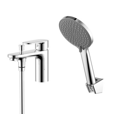 AQ1844CR НИКА смеситель врезной на борт ванны на 1 отв.