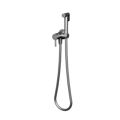 Гигиенический душ SANCOS Etna, с внутренней частью, со смесителем, вороненая сталь,  SC9033GG
