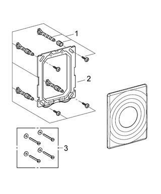 Кнопка смыва Grohe Surf 38574000 хром