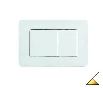 Кнопка смыва для инсталляции Boheme 650-MW-G белый матовый/золото