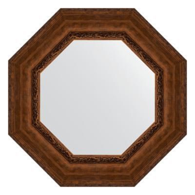 Зеркало Evoform Octagon BY 7392 67x67 состаренная бронза с орнаментом
