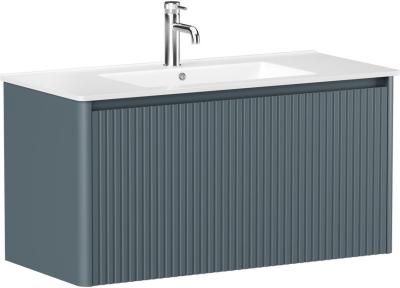 Тумба под раковину Allen Brau Gravity 100 1.370018.BGM синий матовый