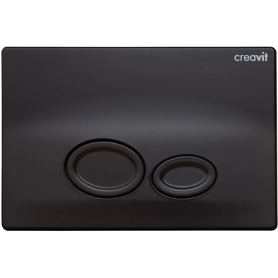 Кнопка смыва Creavit Drop GP200201 для инсталляции, черный матовый