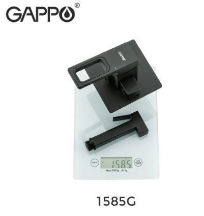 Гигиенический душ скрытого монтажа GAPPO G7217-6 черный матовый