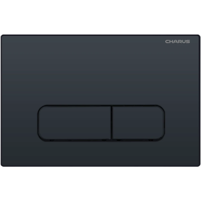 Кнопка смыва Charus Elegia FP.320.DW.01 для инсталляции, черный матовый