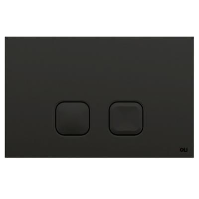 Кнопка смыва Oli Plain 070829 черный Soft-touch