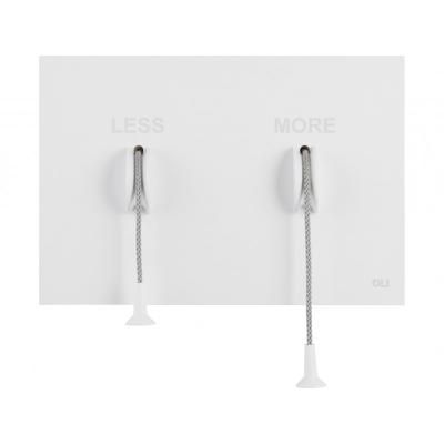 Кнопка смыва Oli Less is More 883526 с веревочками, белый