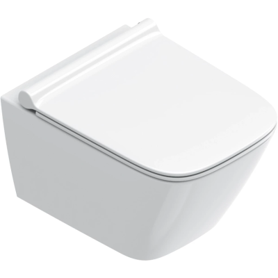 Унитаз подвесной Catalano Green 0411500001 безободковый, торнадо, белый глянец