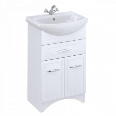 Тумба с раковиной Milardo Victoria 55 напольная белая (VIXHC5UB5WWE0MEM95UTK)