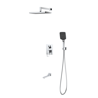 Душевая система для ванны и душа DQ Dortmund встраиваемая с изливом хром (DA1715601)