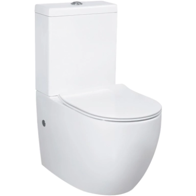 Унитаз-компакт beWash Lusso BKBWR004620 безободковый, с сиденьем микролифт, белый