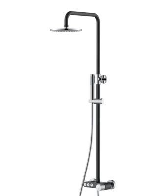 Душевая стойка Boheme Stick 128-BCR.2 для ванны, черный, хром touch