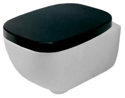 Унитаз подвесной Hidra Ceramica Dial  mini белый с черным