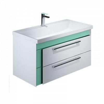 Тумба с раковиной IDDIS Color Plus COYYL9GS0MYX0iHR95IWK зеленый