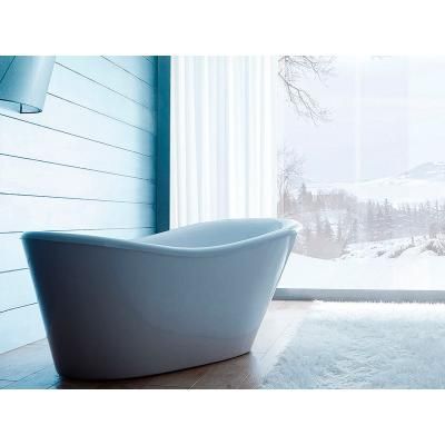 Акриловая ванна Gruppo Treesse Nina V0371 chrome 170х80 хром/белый