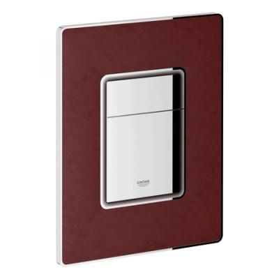 Кнопка смыва Grohe Skate Cosmopolitan  38914XM0 для унитаза хром/темно-красная