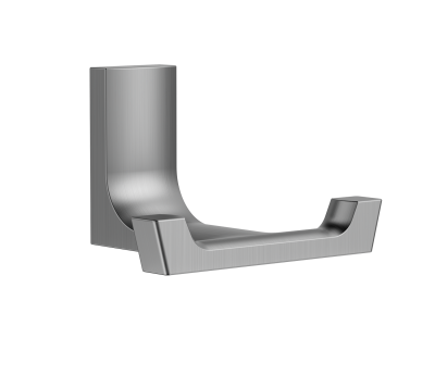 Крючок двойной для ванной комнаты Frap F3YD06SU05WW-2XF9, оружейная сталь