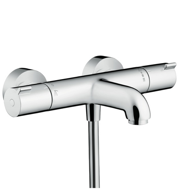 Смеситель с термостатом для ванной с душем. Hansgrohe Ecostat 1001 CL 13201000. Термостат Hansgrohe Ecostat 1001 CL ВМ 13211000 для душа. Hansgrohe Ecostat 1001 CL ВМ. Смеситель Hansgrohe 13201000.