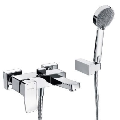 Смеситель для ванны WasserKRAFT Aller 1060 1061 с душевым гарнитуром, хром