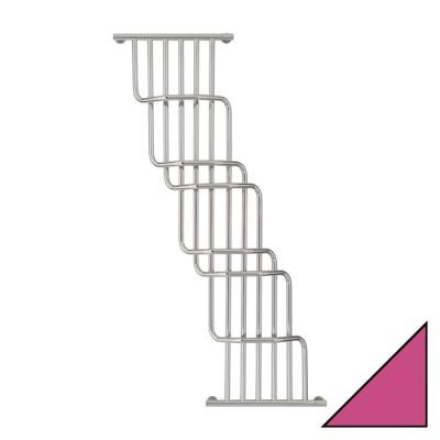 Полотенцесушитель водяной Сунержа Нега 1700х1000 розовый