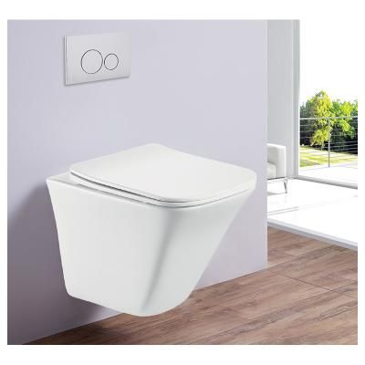 Унитаз подвесной Esbano Luchena-C безободковый, белый