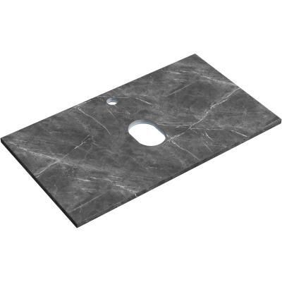 Столешница Sancos TT80A1X 80х46 с отверстием под смеситель, Black Sky