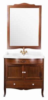 Мебель для ванной Tiffany World Veronica Ver 90/C noce/cer орех/керамика