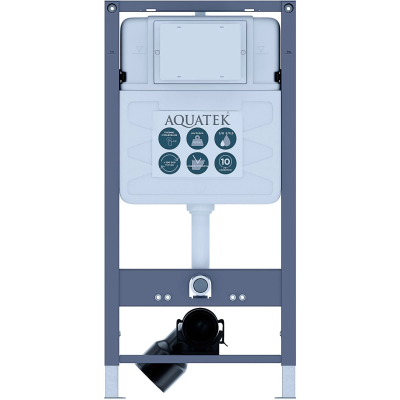 Инсталляция для унитаза Aquatek Pneumo S50 INSP-0000001 пневматическая