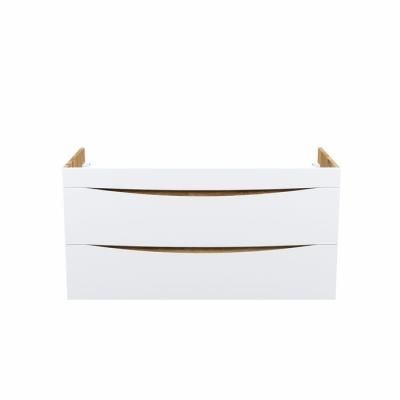 Тумба IDDIS подвесная 100 см белая/золотистый дуб Cloud (CLNYO1II0YBN0iGT95FM)