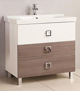 Тумба с раковиной Акватон Стамбул 1A145901ST580 85 М лиственница