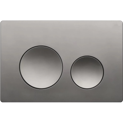 Кнопка смыва Veconi Flush V2 FLV2-GM для инсталляции, оружейная сталь матовый