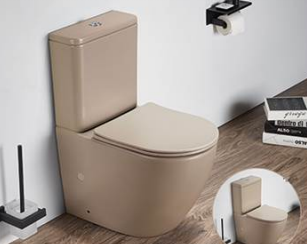 Унитаз напольный Ceramalux 2166 XMC, Капучино