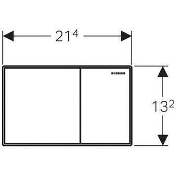 Кнопка смыва Geberit Sigma 60 115.640.GH.1 хром