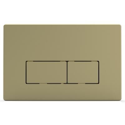 Кнопка смыва Azario 24.7х2.5х16 , пластик, цвет Золото (AZ-8200-0091/AZ-P58-0160)