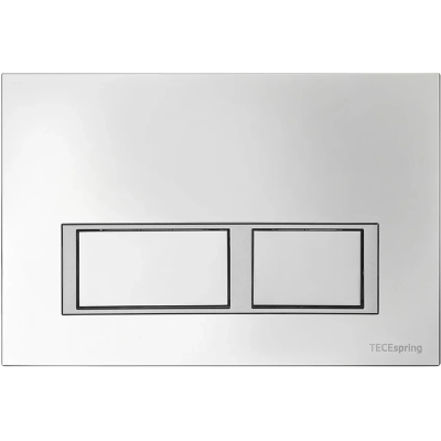 Кнопка смыва Tece TECEspring V 9940201 для инсталляции, хром/матовый хром/хром