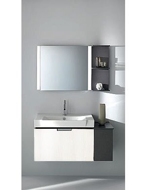 Тумба с раковиной Jacob Delafon Reve 80 см, 1 ящик, белый бриллиант