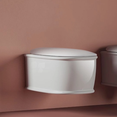 Унитаз подвесной Artceram Atelier ATV001 01 00 безободковый, белый