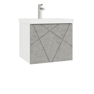 Тумба VIGO Geometry под раковину Geometry 500-0-1 (Como) навесная бетон (032 бетон)