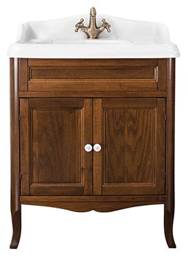 Тумба с раковиной Tiffany World Veronica Ver 71 noce/cer 71 орех/керамика