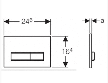 Кнопка смыва Geberit Sigma 50 115.788.SC.1 белая